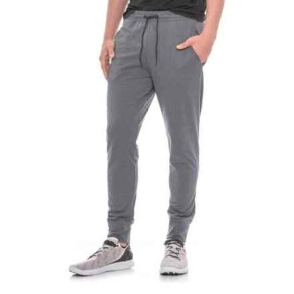 Kyodan Double Knit Jogger Sweatpant Sports Activewear in Gray, S - Picture 1 of 9